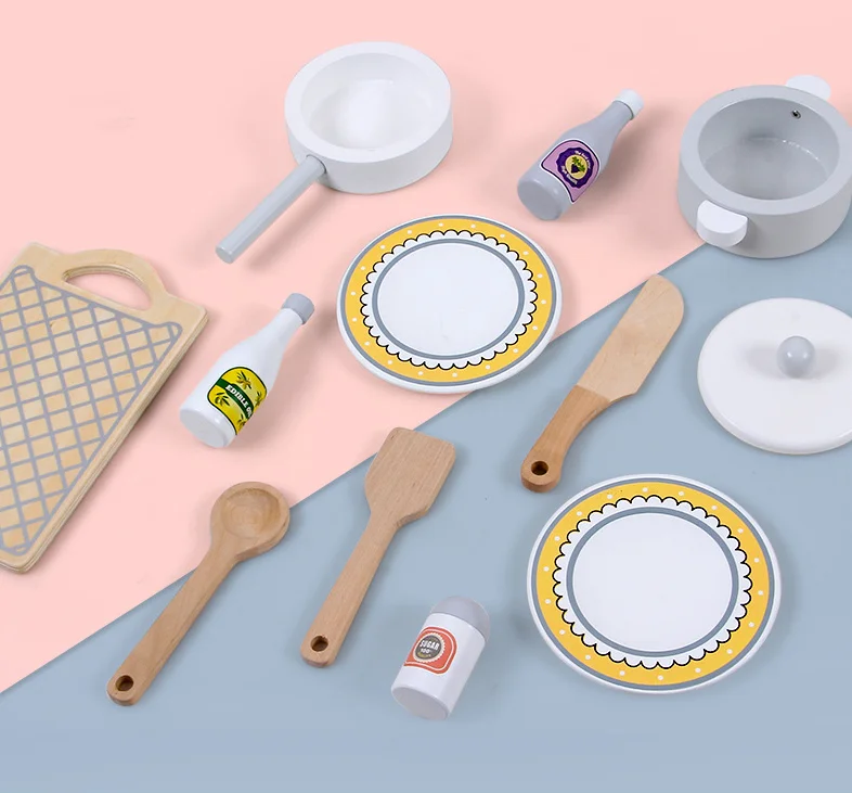 New shape hot sale Wooden Japanese style kitchen toys Wooden boys Japanese kitchen  Wooden toys Japanese kitchen