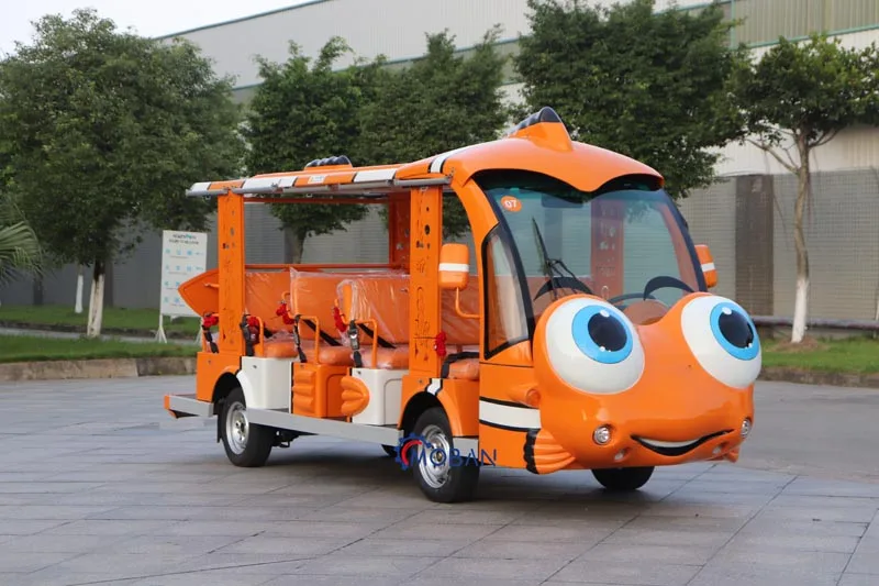 14 Seat Shuttle Transport Sightseeing Electric Passenger Bus For Sale