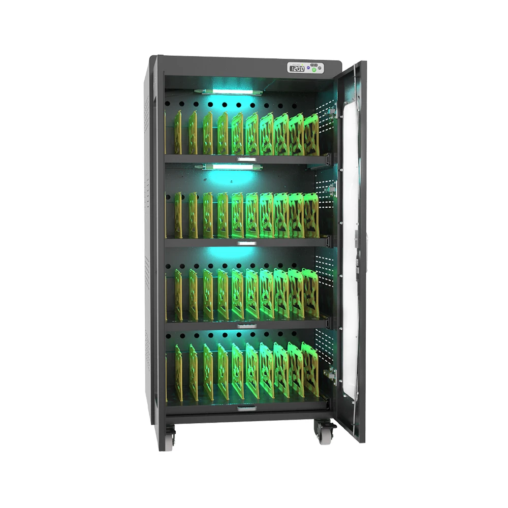 Storage and Charging Trolley Tablet Laptop Charging Cabinet in school & office