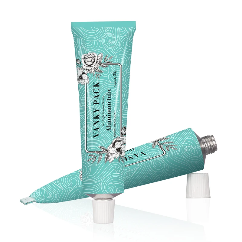 15ml 20ml Squeeze round shape aluminum Cosmetic Tube screw lid For face cream