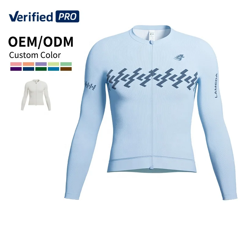 LAMEDA Wholesale OEM Cycling Wear Custom Short Sleeves Quick Dry Cycling Jersey Men Cycling Jersey