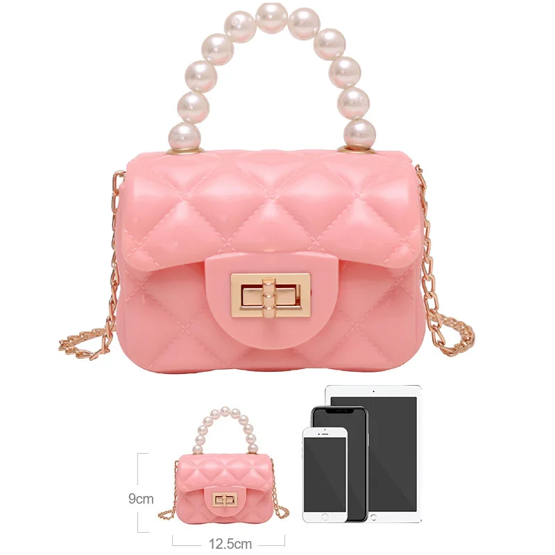 Factory Wholesale Fashion Jelly Girls Small Bags Little Girl Kids Purse Candy Color Ladies Mini handbags