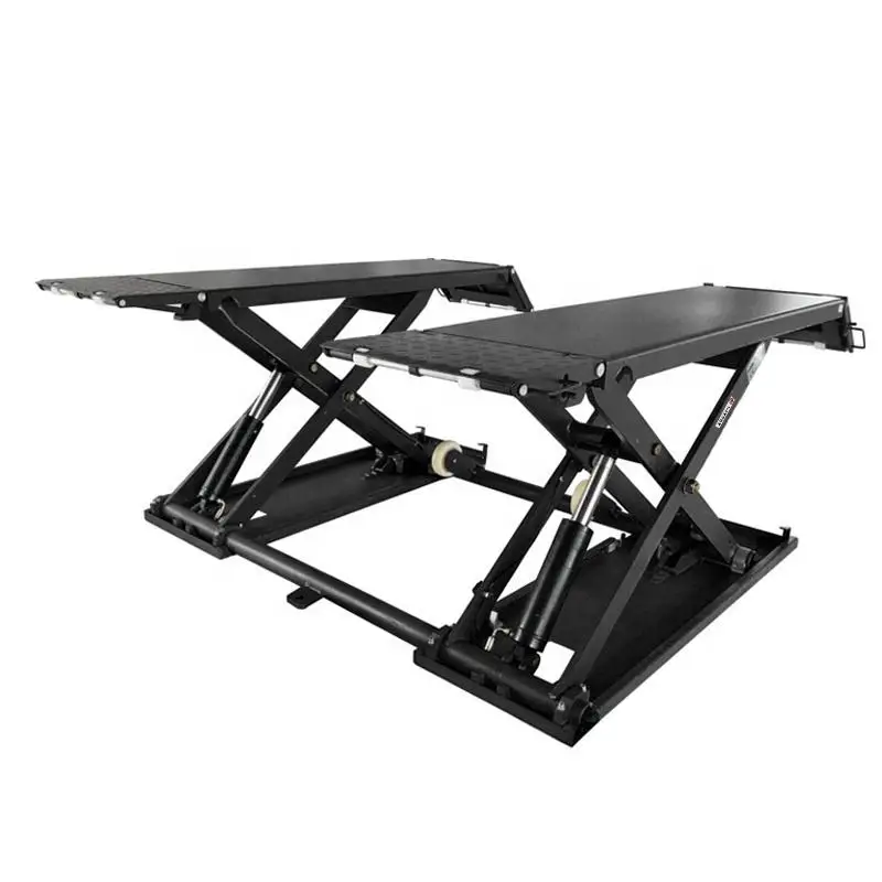 1T 2T 3.5T 4T Scissor Lift for ATV High Quality Portable Hydraulic Motorcycle Jack 680kg Mobile Motorcycle Parking Lifts