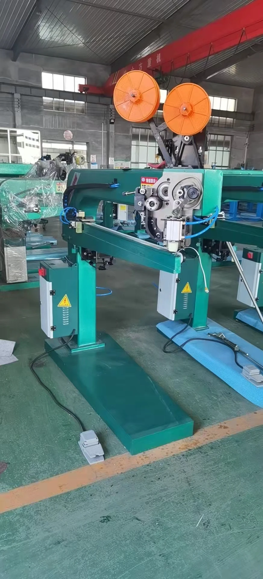 Manual Carton Cardboard Stitching Machine Box making Stapler Machine