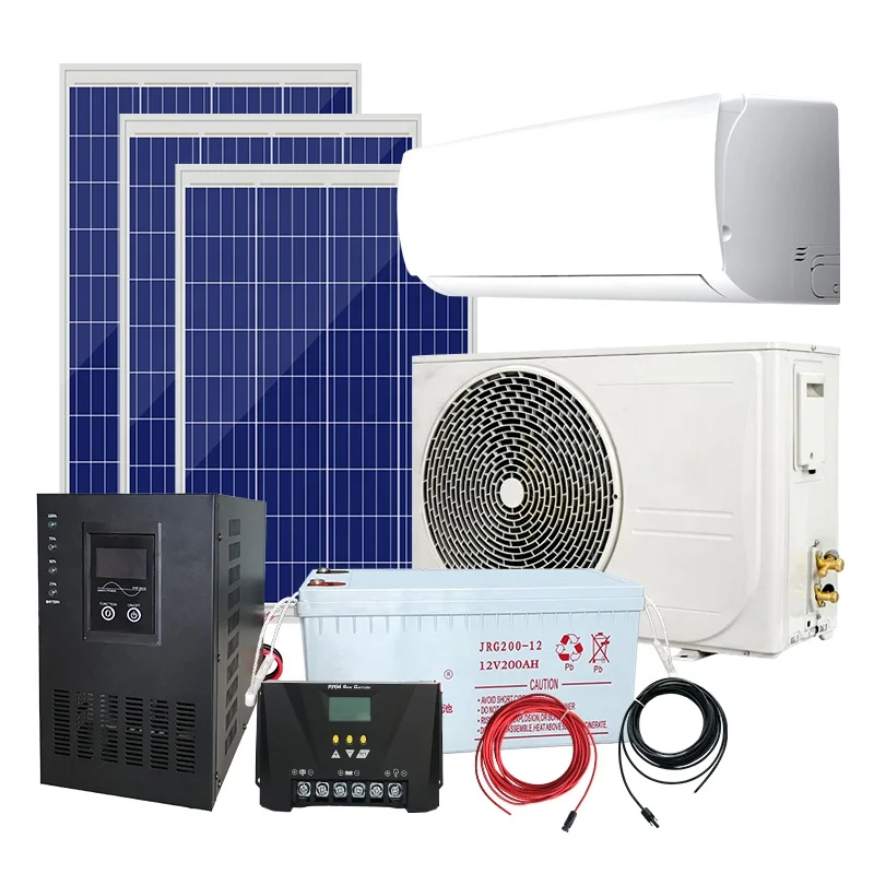 48V Juri DC Solar Panel Air Conditioner Off Grid Solar Air Conditioner Manufacturer Inverter Split Wall Mounted for Home