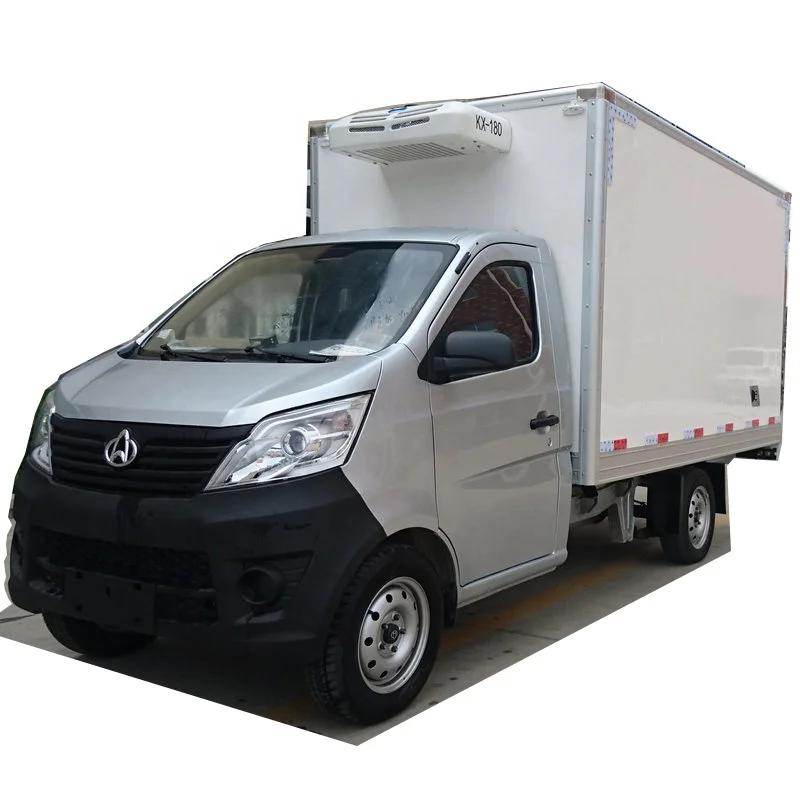 Changan mini refrigerator truck with single row cabin