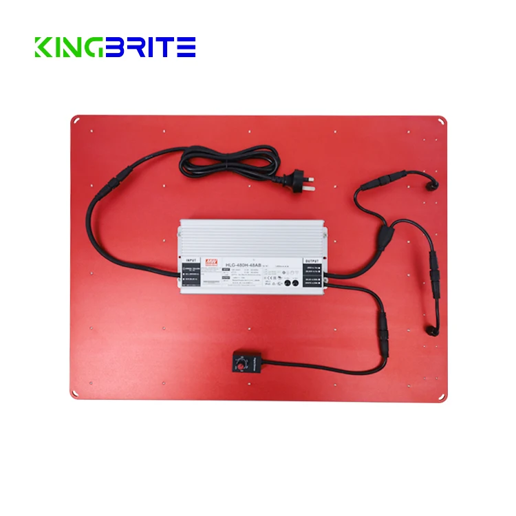 Kingbrite led 480W best full spectrum led grow light using Samsung LM301H+CREE XP-G3 660nm and Meanwell driver