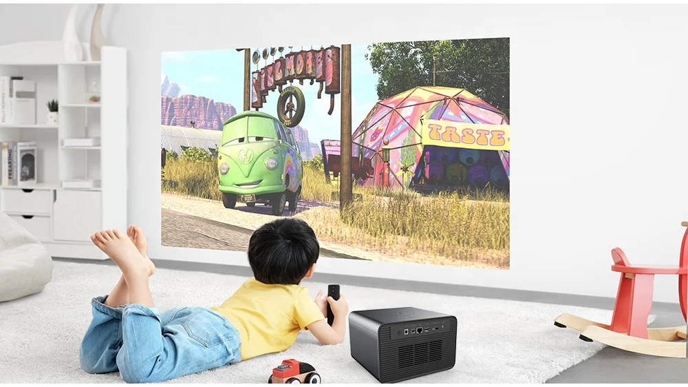 Hot Selling Changhong C300 800 ANSI Lumens Mini Projector 4K Portable Hologram Laser Phone DLP Android Projectors