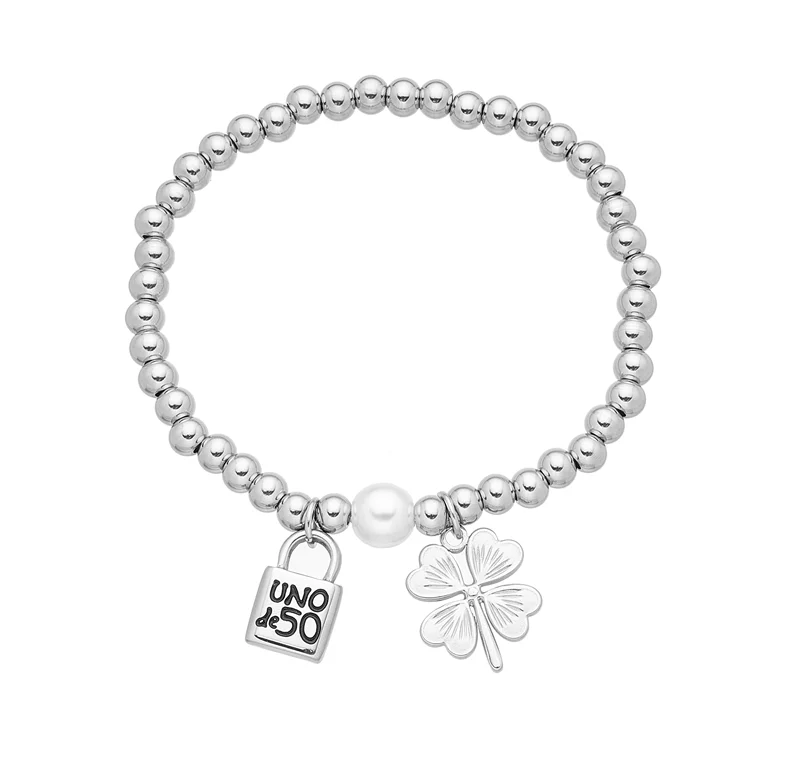 2020 spanish jewelry Bangles Bracelets Fashion  Women joyeria U de 50 N  O Jewelry Love heart 316L Unisex Honey flower