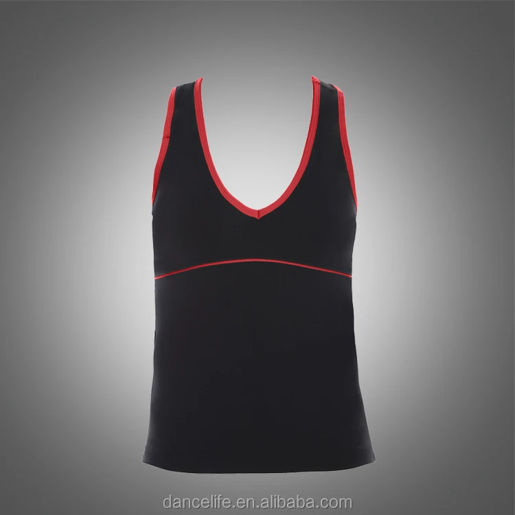 Girls Basic Tank Top for Dance Gym Yoga Cheer nylon spandex Racerback Dancewear