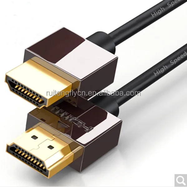 
RTFLY OD 4.2mm Thin 4K 60Hz HDMI Slim Cable rs232 with High Quality up to 5m length Optional Bare Copper HDMI Cable 