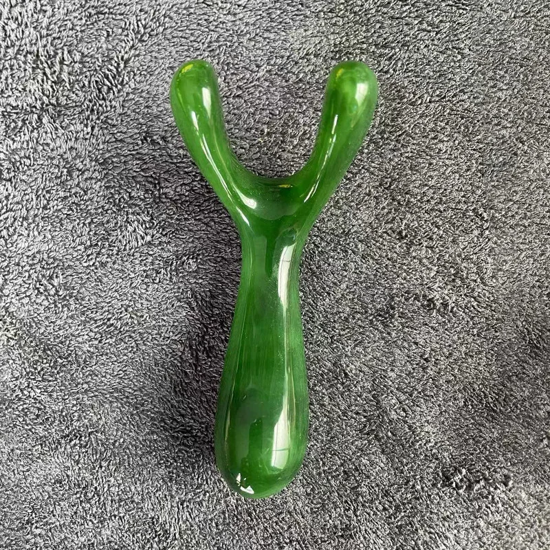 MU Natural resin facial nose massage stick nose bridge massage acupoint scraping massage relieve fatigue