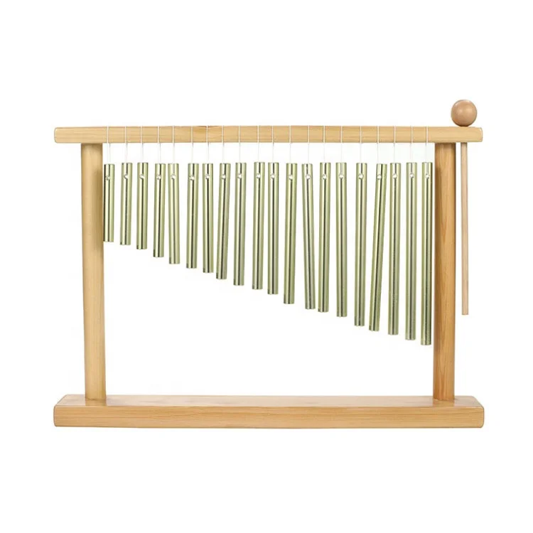 Best-selling High quality wooden metal tube Musical Instrument Wind Chimes for Children