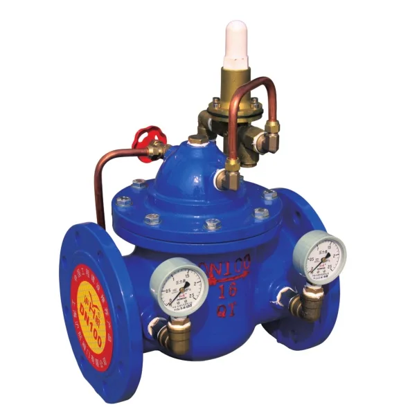 China-Made Diaphragm Structure Solenoid Manual Flow Control Valve for Water Pressure Reducing Pipeline Control OEM Customizable