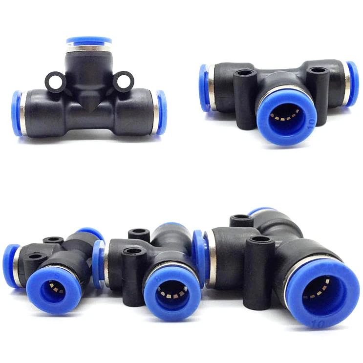 Maxair Brass Black Plastic PE/PUT Series One Touch Push In Quick Connector BSP/G Thread Pneumatic Tube Fitting