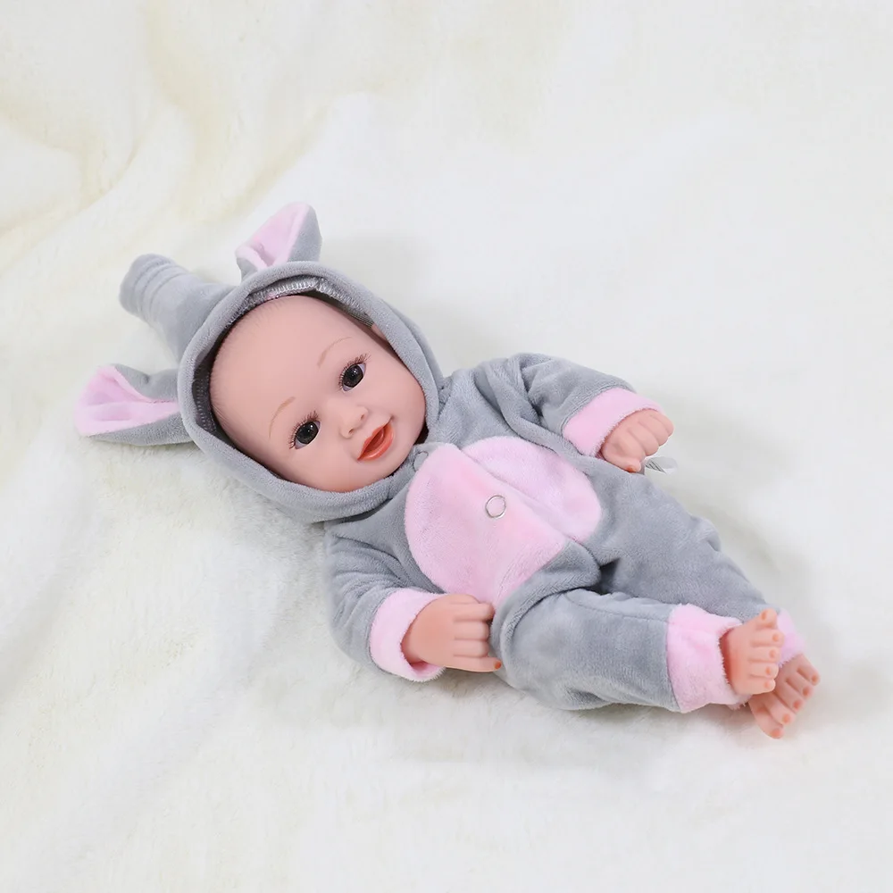 New Design Soft Silicone Body Reborn Baby Dolls Simulation Baby Reborn Doll Toys Wholesale Baby Gift