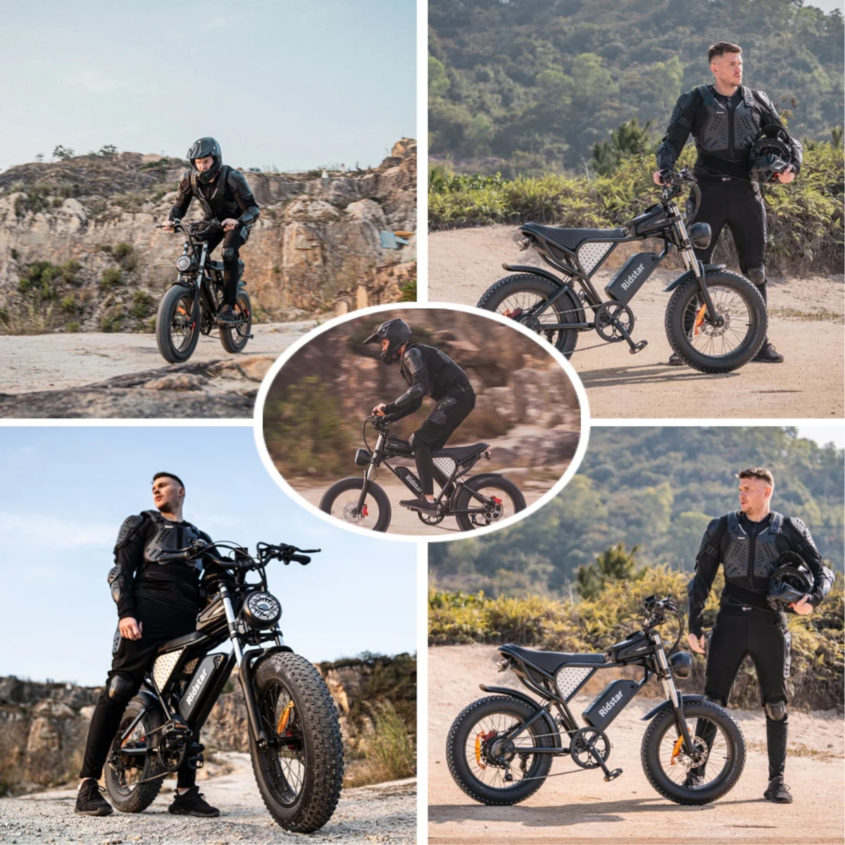 Long Range Stealth Bomber Electric Bike 1000w Real Shock High Power Hub Motor 48V Mountain EMotirbike Frame Aluminum Alloy Frame