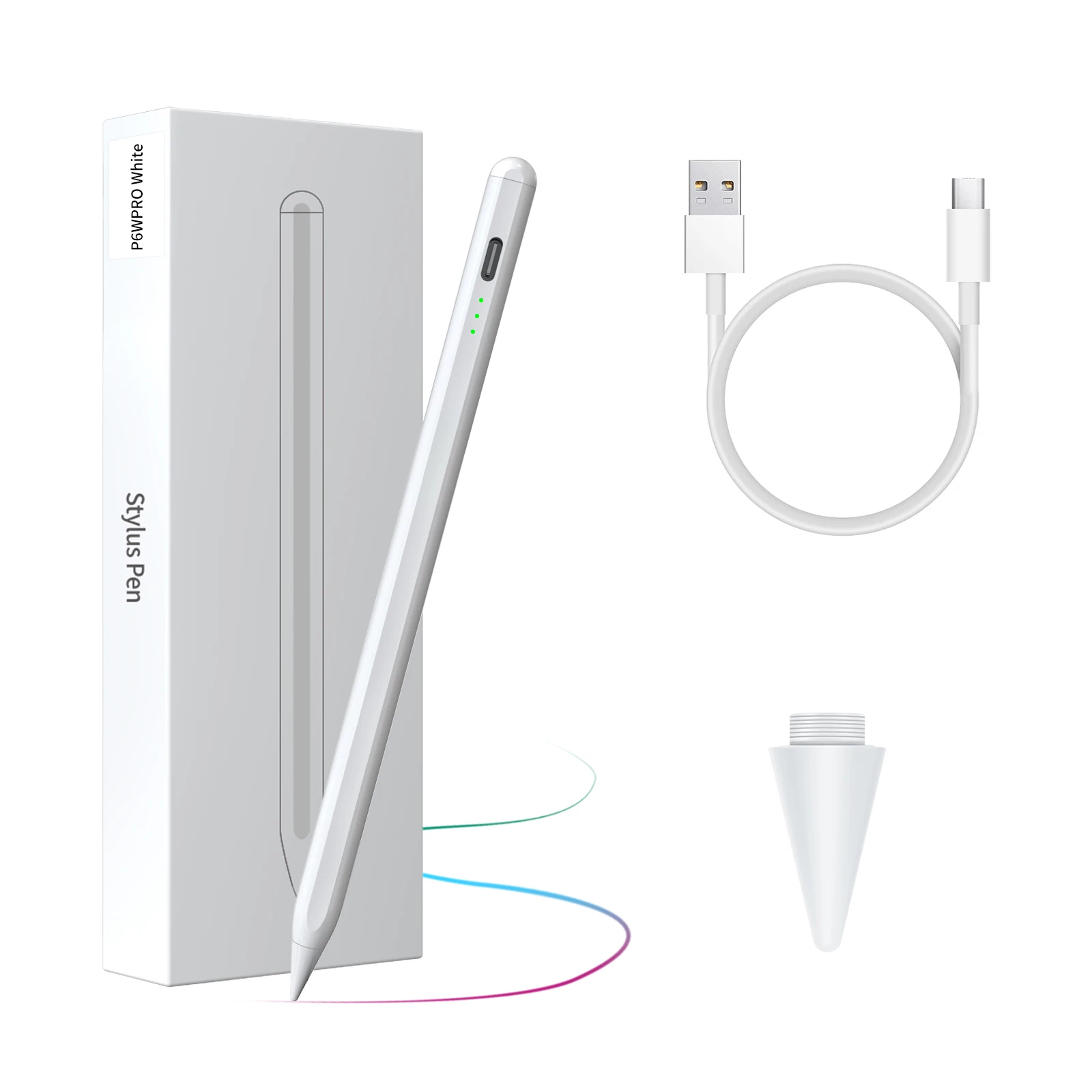 Ручка-стилус заводом источников ладони отклонения функция наклона-ручка для сенсорного экрана