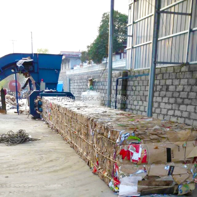 Hot Sale Used Clothes corn silage Horizontal Beer Cans Waste Pressing Baler Machine