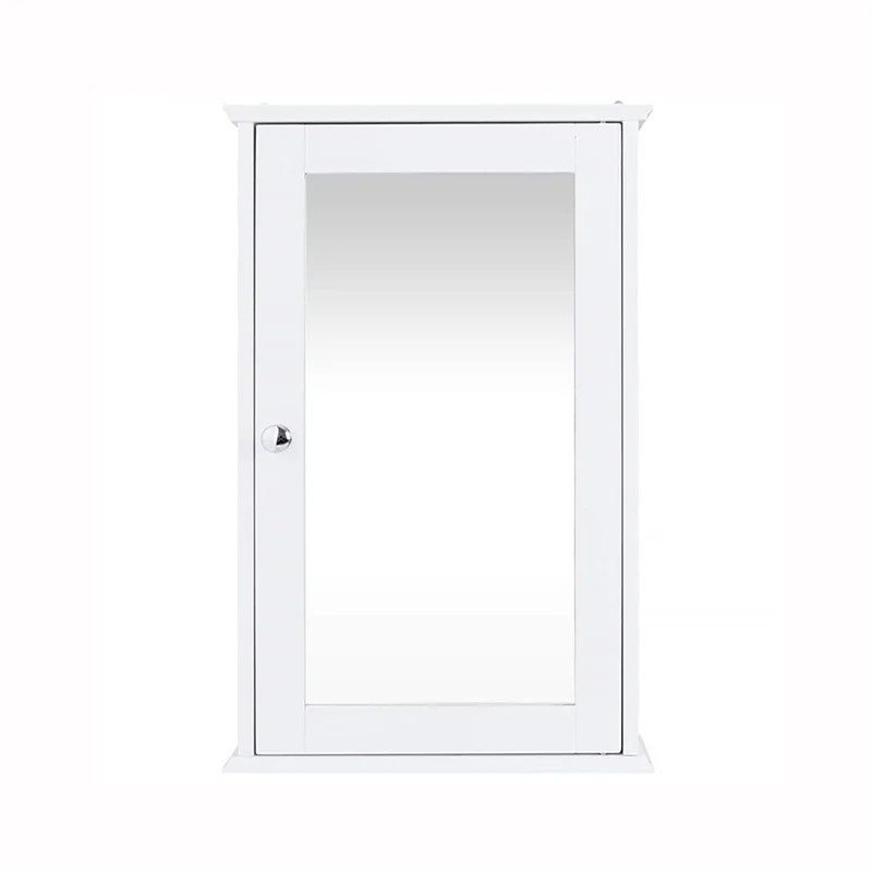 Simple modern bathroom hanging wall mounted medicine cabinet with tall mirror low prize bathroom vanity
