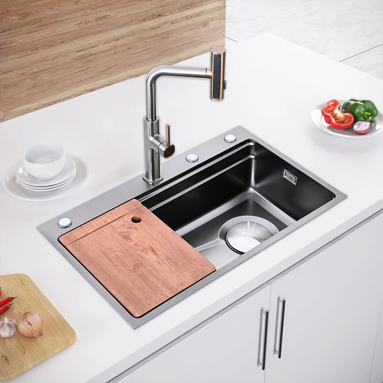 SONSILL Luxury Home Kitchen  304 Stainless Steel 0.95MM Thickness Modern Kitchen Sink