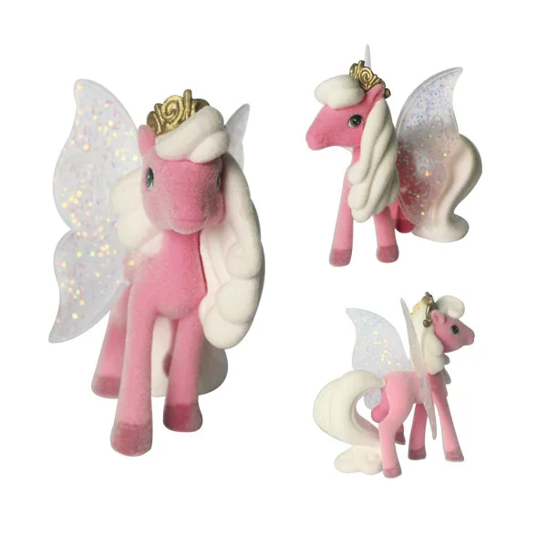 Дешевая пластиковая игрушка для лошадей игрушечная Летающая лошадь моя пони животных продвижения