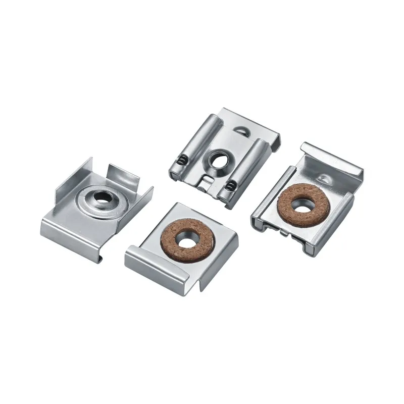 Furniture Hardware Hanging Mirror Fittings Clip Metal Bracket for Mirror