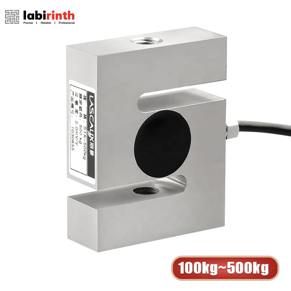Lascaux Brand STK 10kg to 500kg Electronic Weighing Device Mini S-type Tension Force Testing Sensor Load Cell Sensor