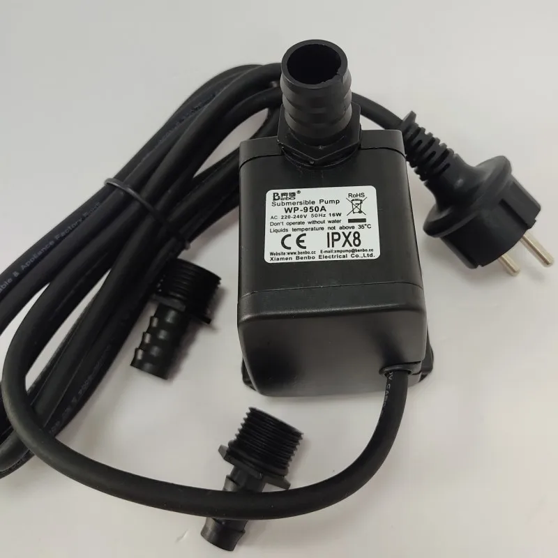 GS Certificate High Pressure 950L/H  250GPH submersible water pump for garden fountain pump-950A