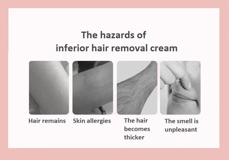 
OEM/ODM Factory Wholesale Gentle Hair Removal Cream permanent appliances for body Fast Hair Removing Cream 