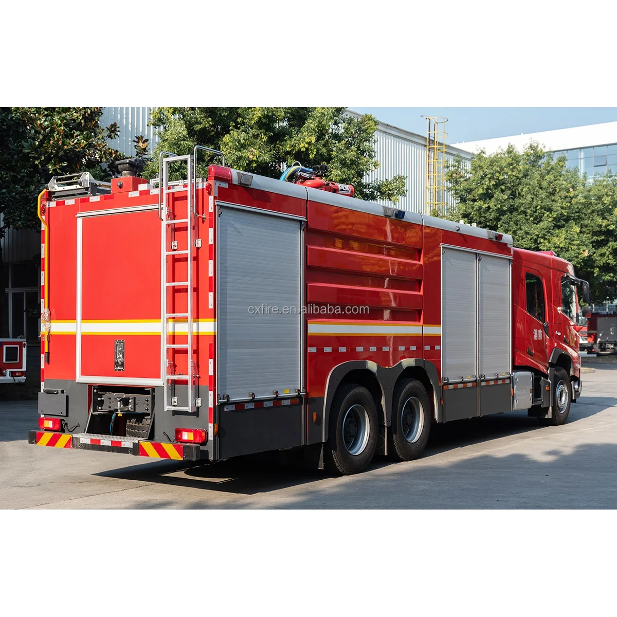 Dry Chemical Powder Combined Fire Fighting Truck Specialized Vehicle China Factory