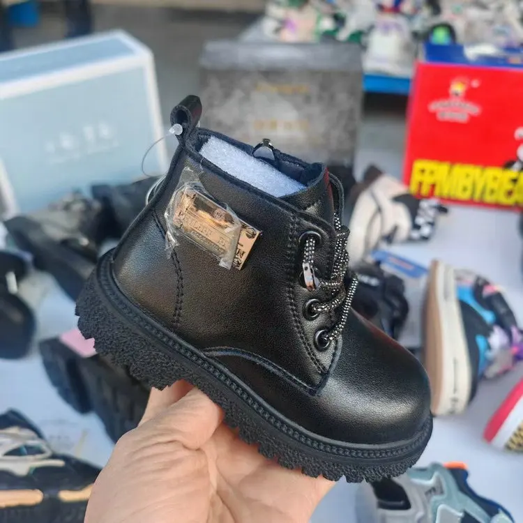 3.98 Dollars ZJX019 Stock Size 15-26 Toddler Boys Girls Sneakers Tennis Breathable Lightweight Baby Kids Walking Styles Shoes