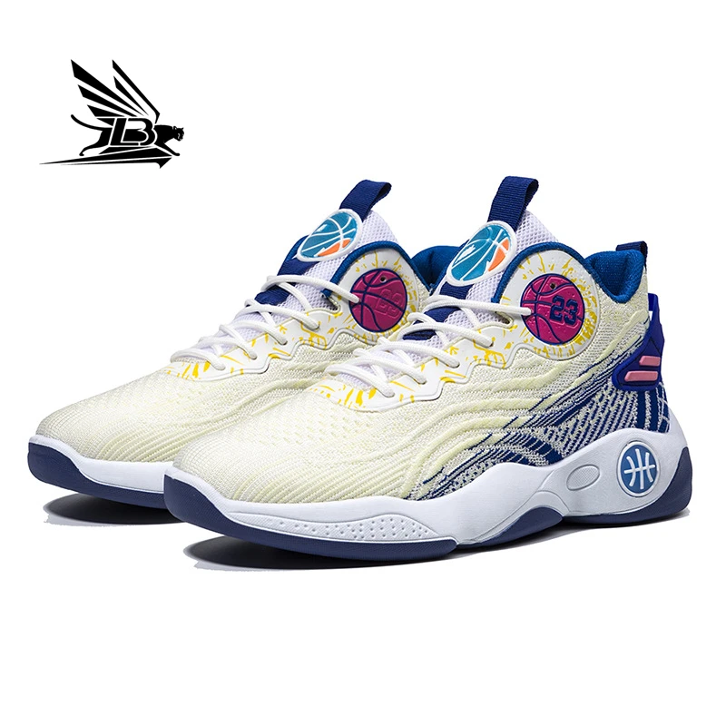 New comfortable and breathable rubber sole indoor color patchwork graffiti style sneakers for men