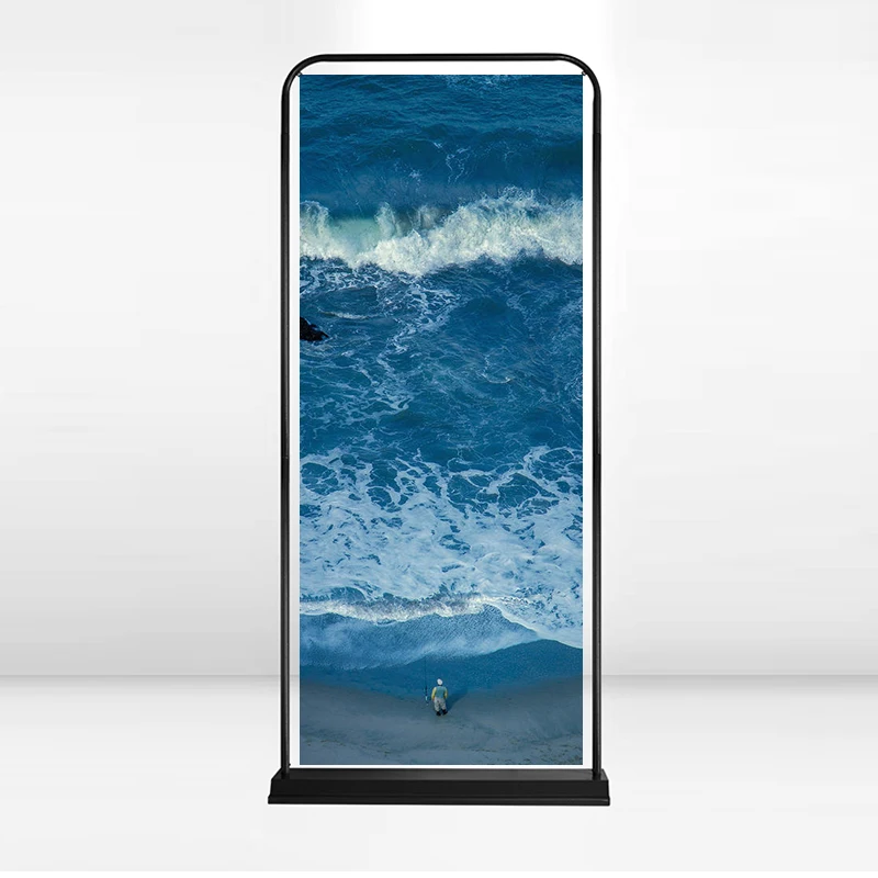 Портативный Форма двери Рамы Баннер метеллический экспозиционный стенд форма плакат