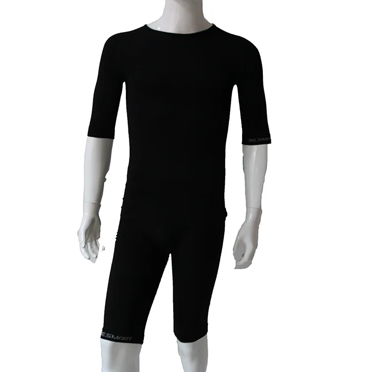 Wholesale EMS seamless breathable anti-micro quick dry Lyocell Polyamied Elastan training suit jogging suit for sport
