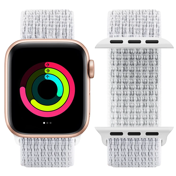 APPLE-N001 China Guangzhou Sport Style Material Nylon Watch Bands For Apple Watch 7 6 5 4 3 2 1