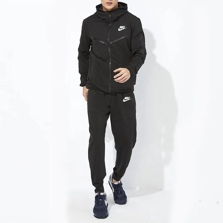 Techfleece design custom logo plain zip up hoodies unisex jogging 2 piece set mens tracksuit with your printing logo