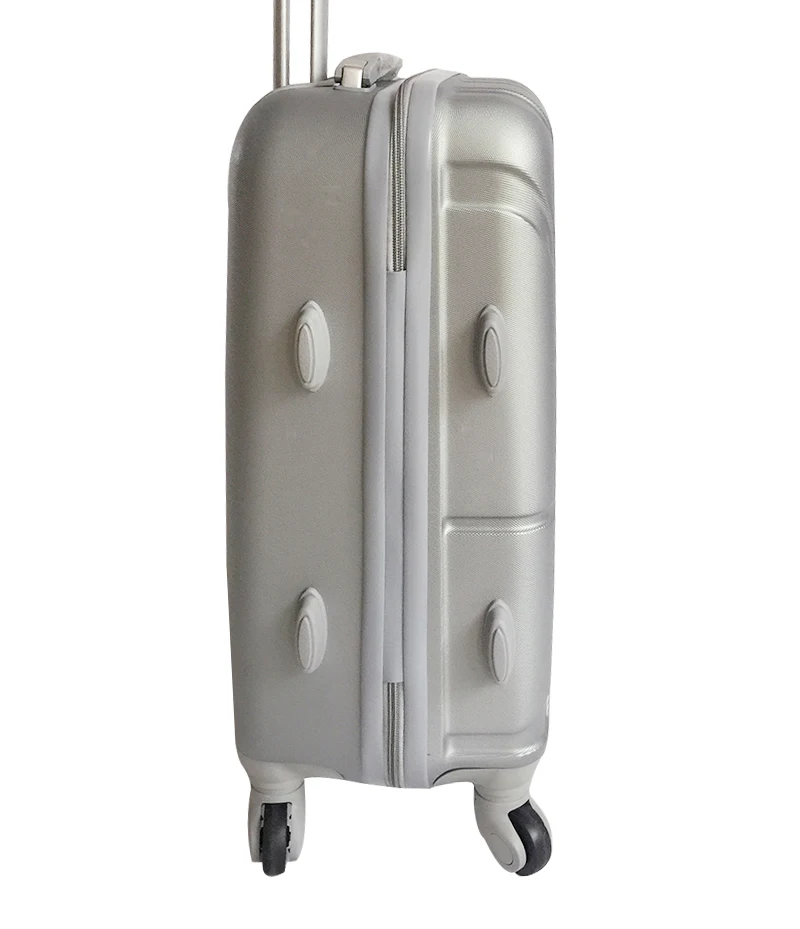 China Supplier Three Birds 3pcs 4 Spinner Wheels Abs Suitcase Trolley