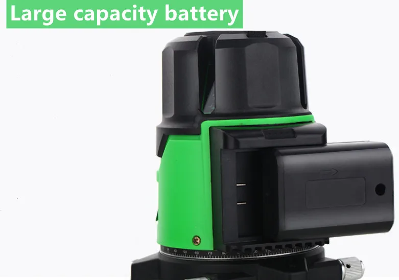 Portable multi green beam  laser level 360 rotating laser level with slope setting laser level measuring tape