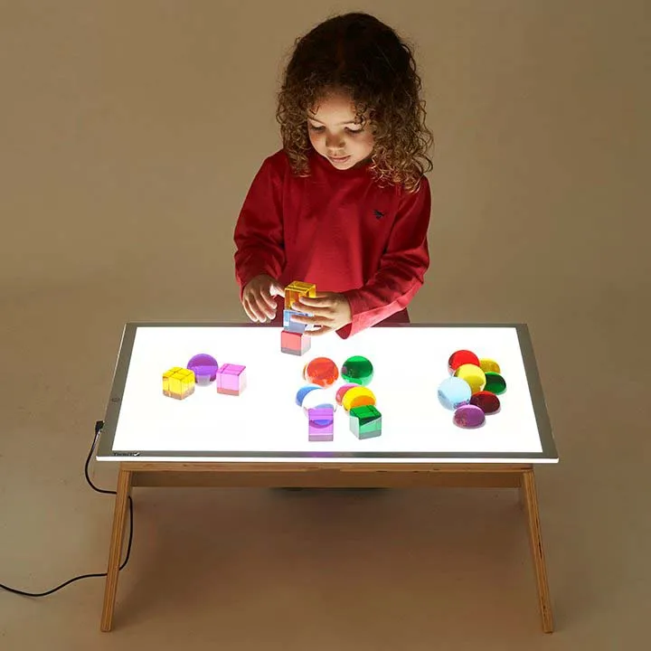 New Funny Educational Sensory Children Game Toys Led Light Panel Drawing Board For Kids