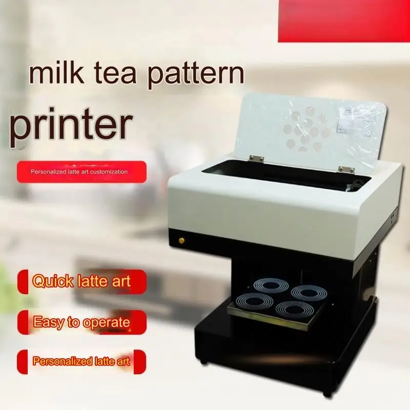 Five color edible ink coffee printer machine Fast printing 3d food printer