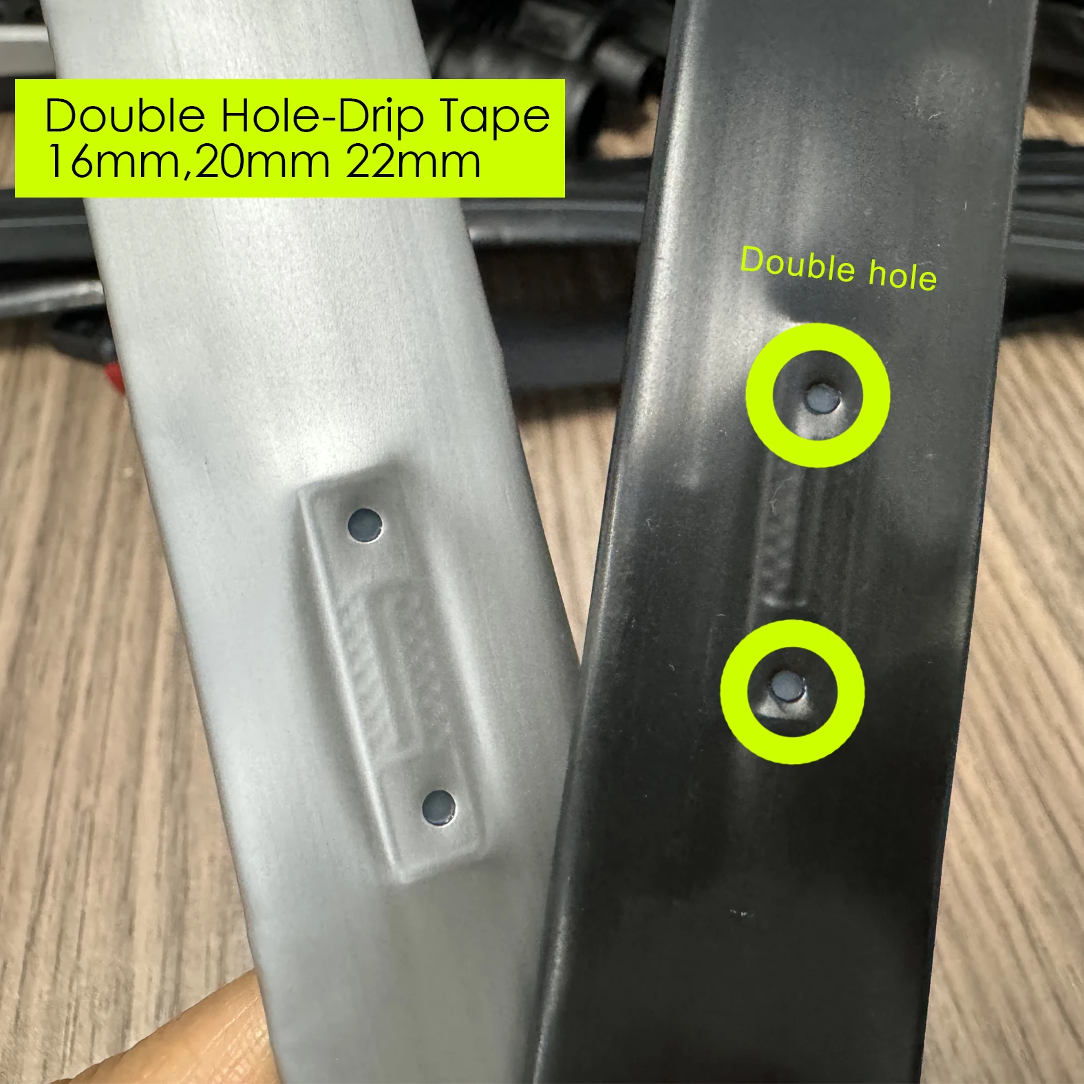 16mm drip line Drip Irrigation system  double  hole drip Tape/pipe  for greenhouses vegetables fruits