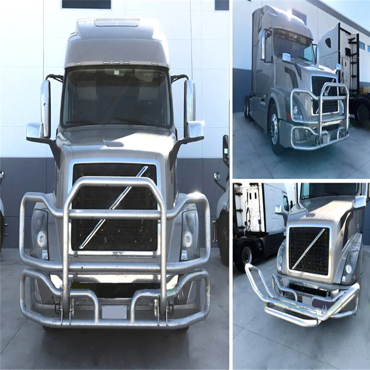 Stainless Steel Front Bumper For Volvo Vnl Truck Deer Grill