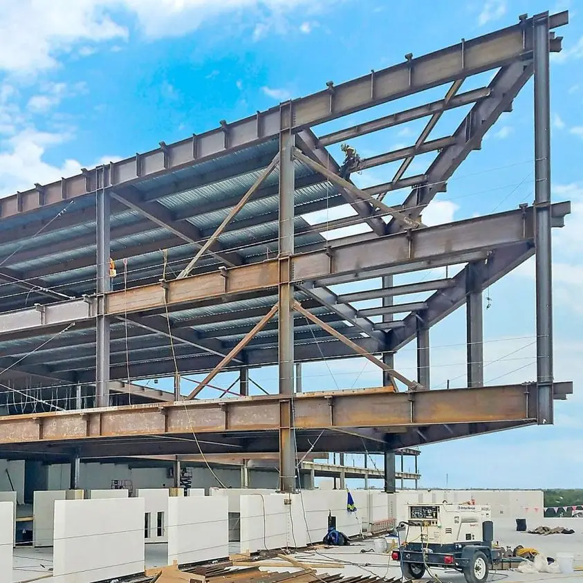 The Excellent Design Customized Production Steel Structure Warehouse