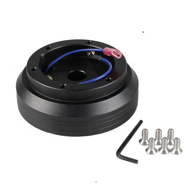 JDMotorsport88 Black 6 Hole Steering Wheel Hub Adapter Boss Kit For Toyota Camry Corolla Celica
