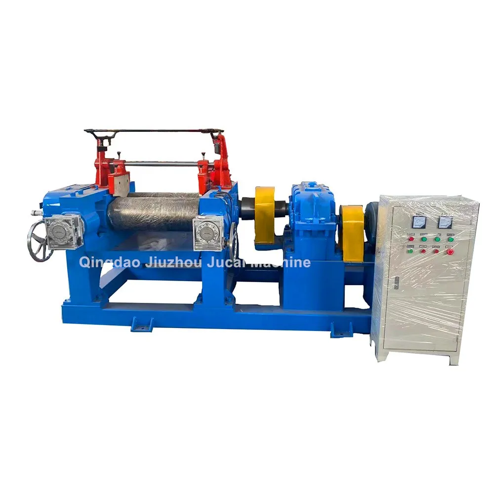 Compact Open Rubber Mixing Mill/two Roller Rubber Silicone Sheeting Mixing Mill