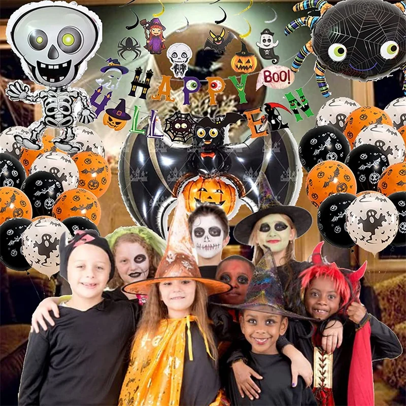 Party Wall Decorations Halloween Hanging Ghosts Scary Witches Ghost Festival Ornaments Haunted House Decorations Halloween Props