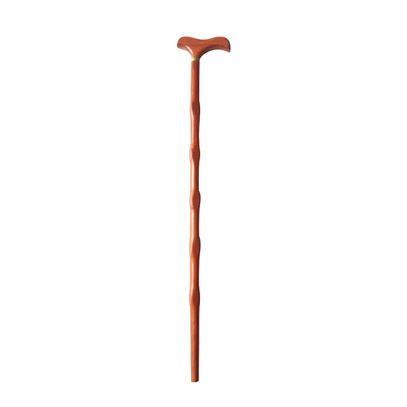 Wholesale wooden cane for old people popular handcrafted walking stick customized hardwood crutch