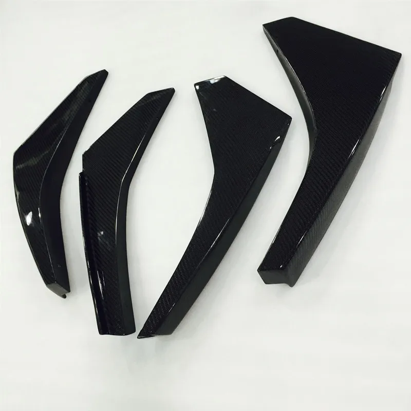 For 2008-2011 R35 GTR CBA password JDM style carbon fiber front bumper canards