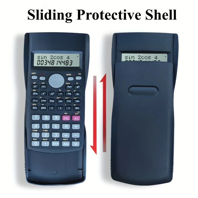 Promotional Factory Price Economic 1pc  Multi-functional Scientific Double-line Display Calculator